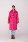 GAU coat long in fuchsia