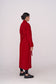MUNI cardigan in red