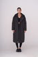 ELLE coat long in black