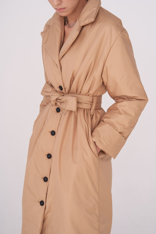 GAU coat long in camel