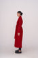 MUNI cardigan in red
