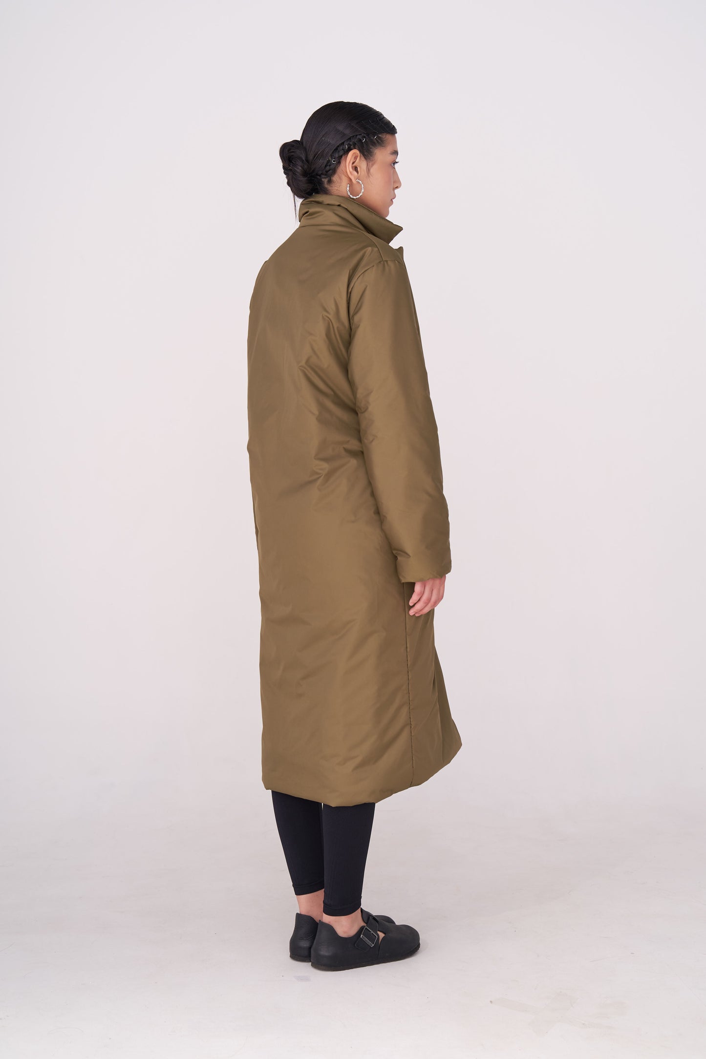 GAU coat long in khaki