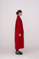 MUNI cardigan in red