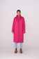 GAU coat long in fuchsia