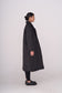 ELLE coat long in black