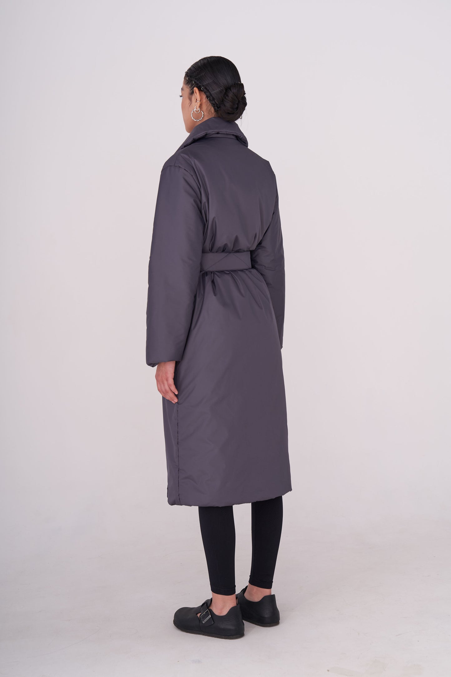 ELLE coat long in fume