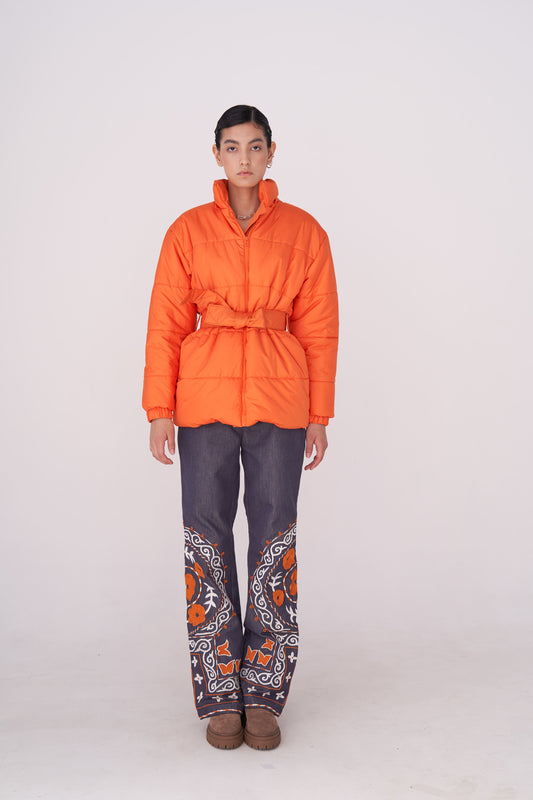 QAZAQ pants hand embroidered