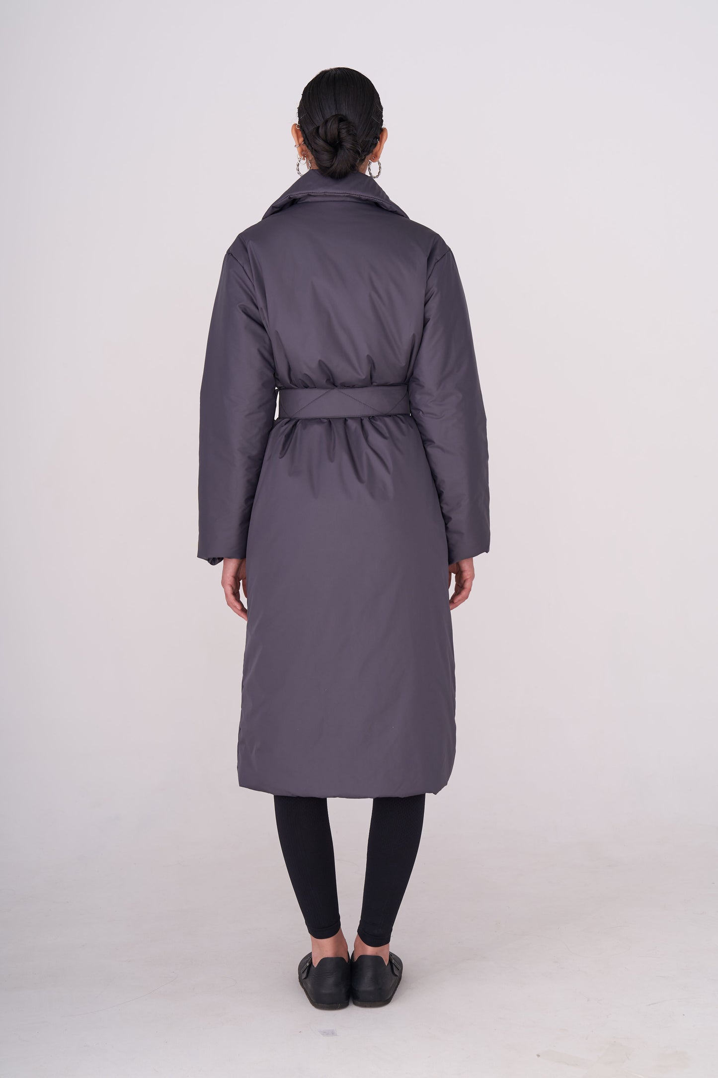 ELLE coat long in fume