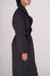 ELLE coat long in black