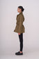 GAU coat short in khaki