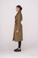 ELLE coat long in khaki