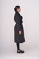 ELLE coat long in black