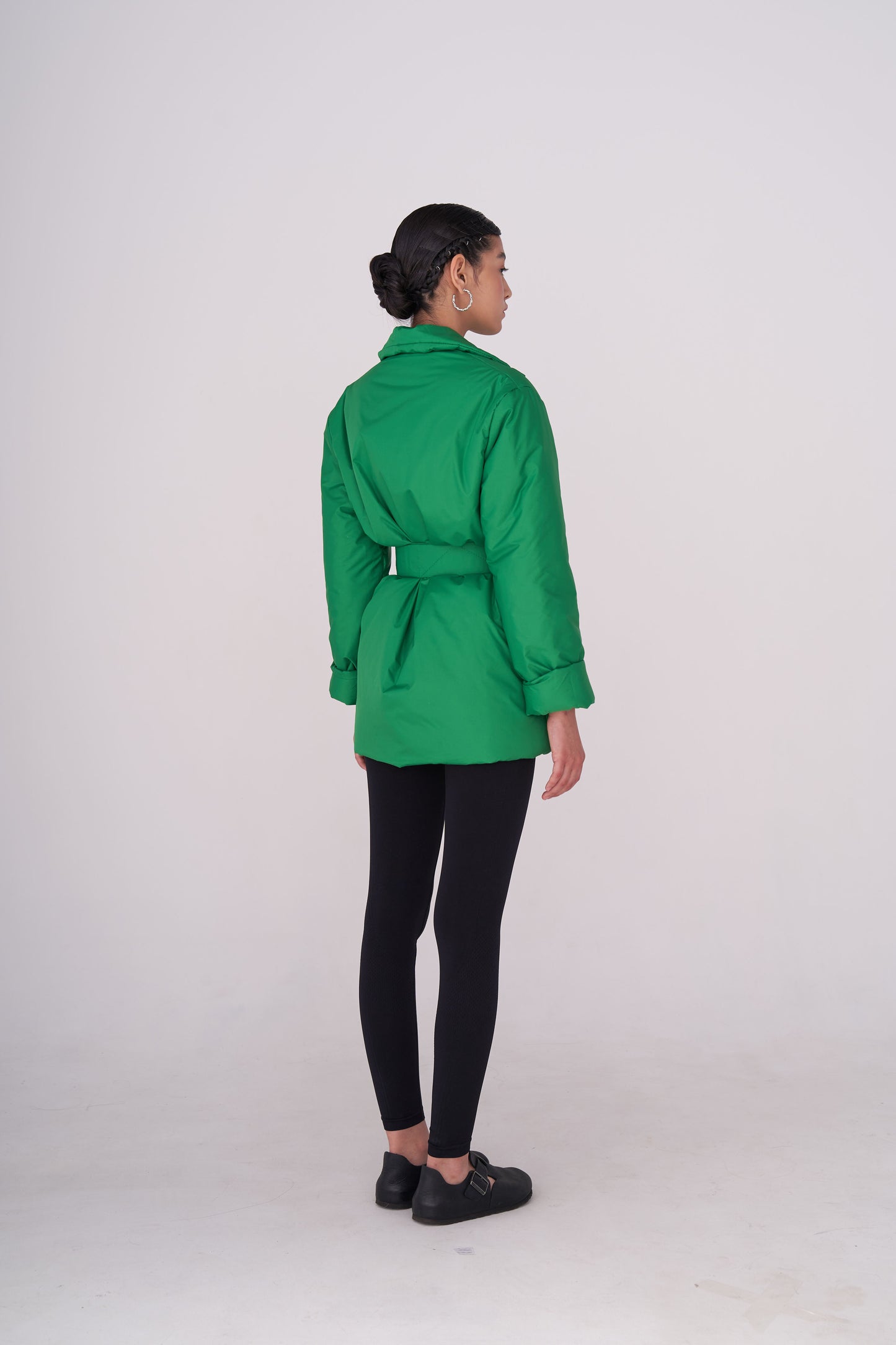 GAU coat short in steppe green