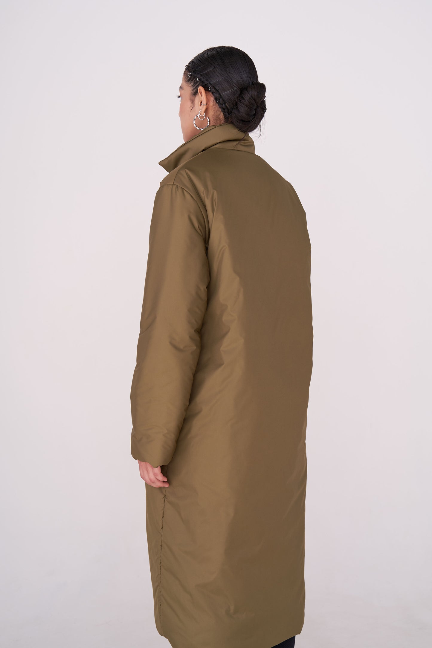 GAU coat long in khaki