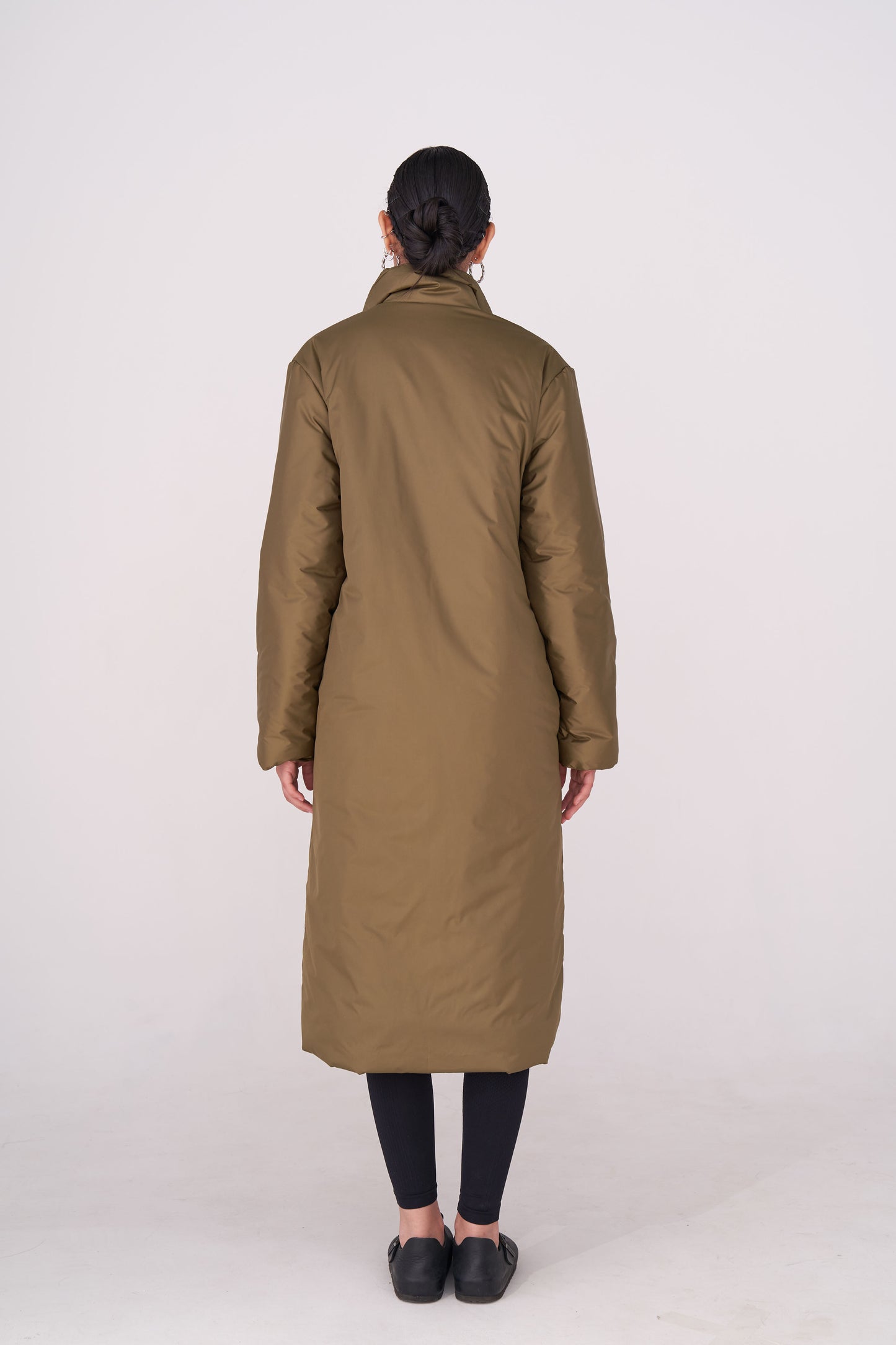 GAU coat long in khaki