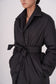 GAU coat short in black