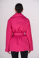 ELLE coat short in fuchsia