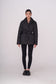 GAU coat short in black