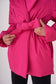ELLE coat short in fuchsia