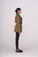 ELLE coat short in khaki