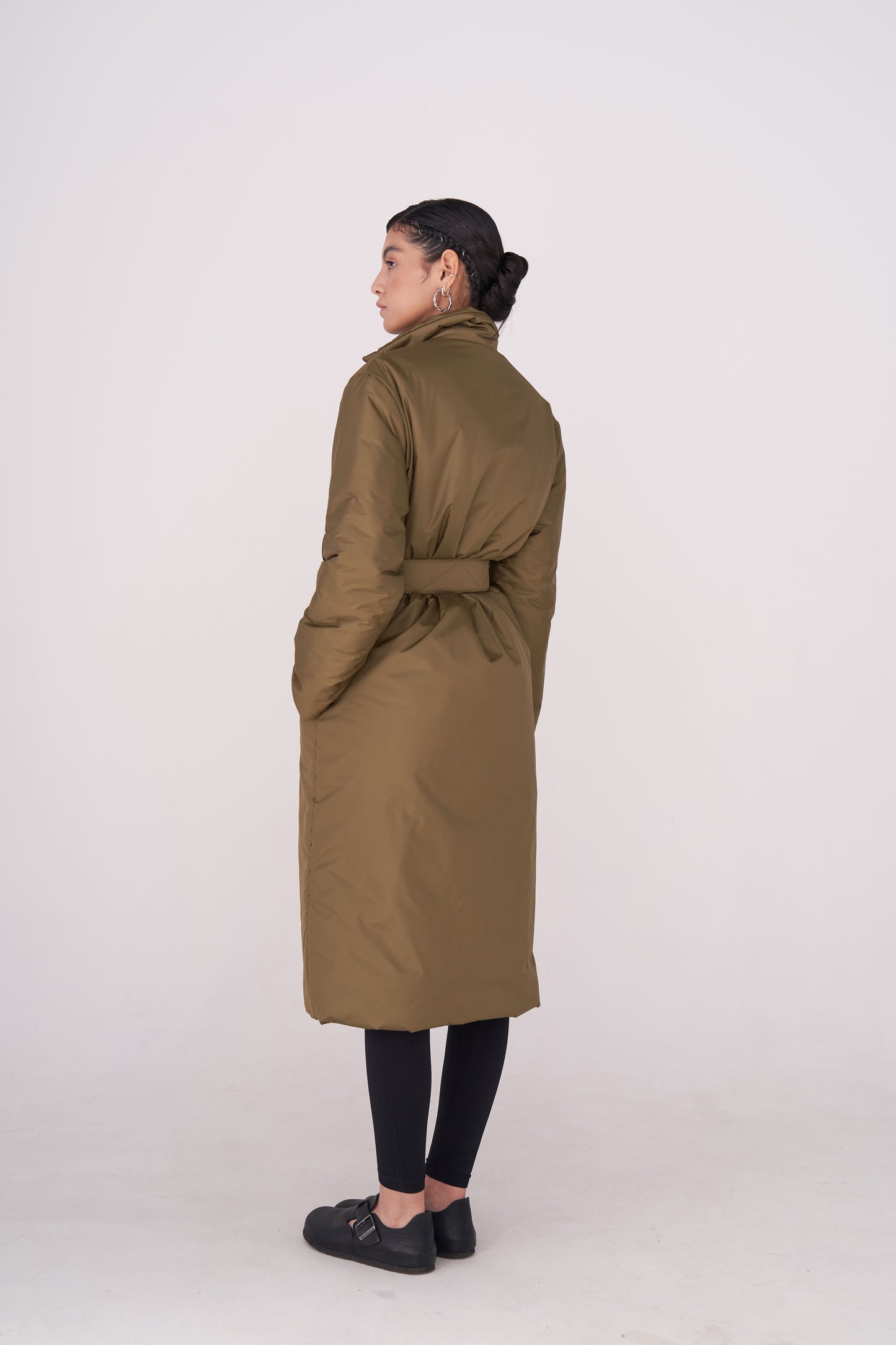 GAU coat long in khaki