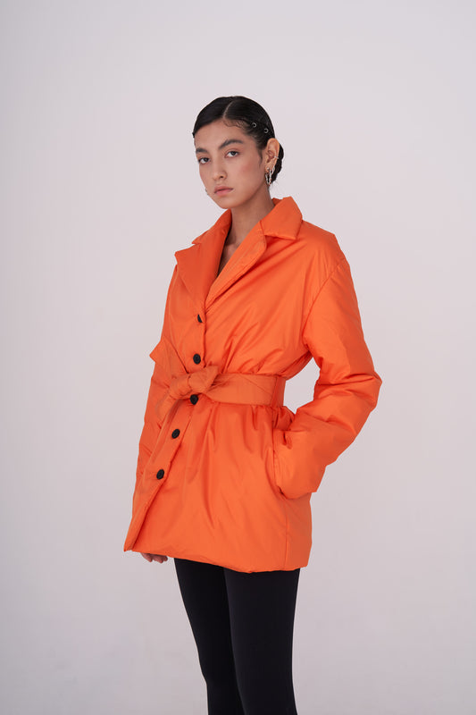 GAU coat short in orange