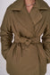 ELLE coat short in khaki