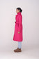 GAU coat long in fuchsia