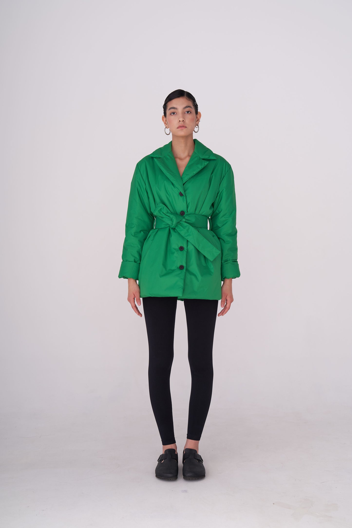 GAU coat short in steppe green