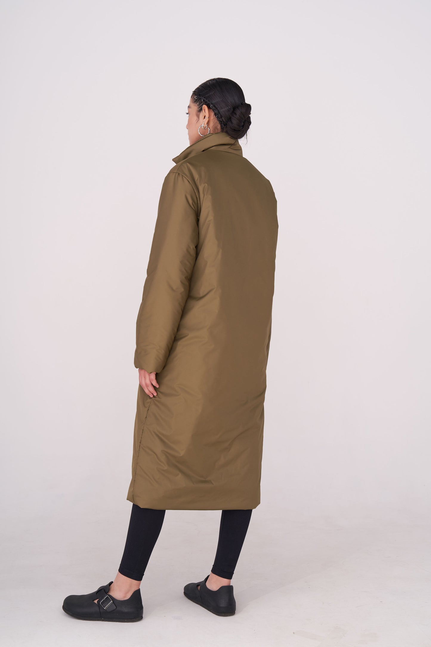 GAU coat long in khaki