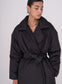 ELLE coat long in black