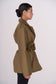 GAU coat short in khaki
