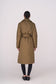 ELLE coat long in khaki
