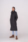 GAU coat long in black