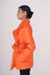ELLE coat short in orange