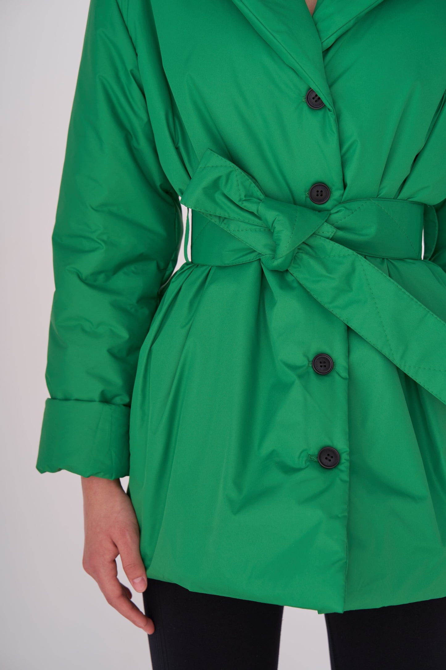 GAU coat short in steppe green