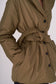 GAU coat short in khaki