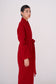 MUNI cardigan in red
